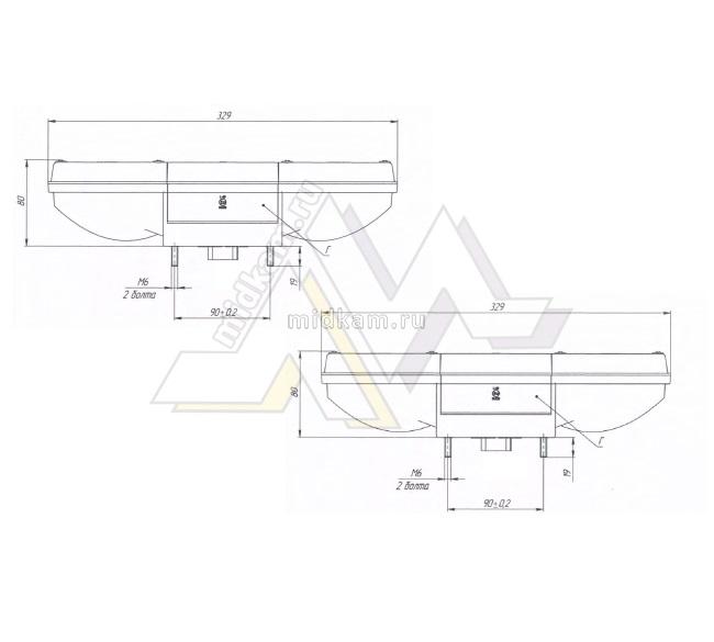Фонари задние на 6-ти болтах КОМПЛЕКТ / Сакура Фонари задние на 6-ти болтах КОМПЛЕКТ / Сакура